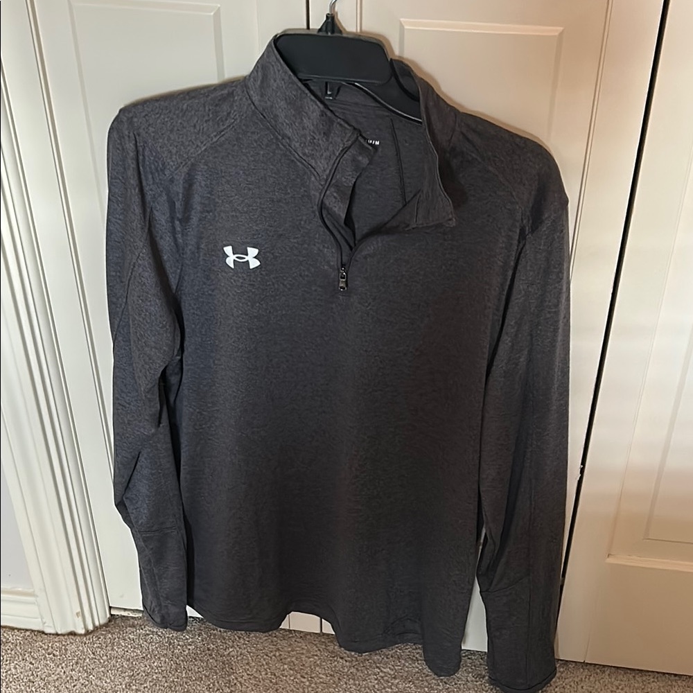 Under Armour Gray Quarter-Zip Pullover